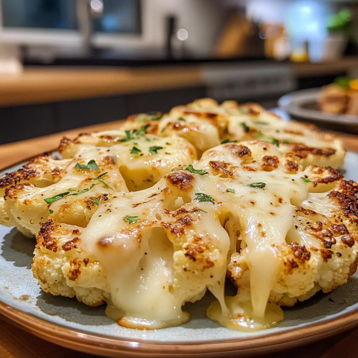 Crispy Cheesy Gourmet Cauliflower Steaks