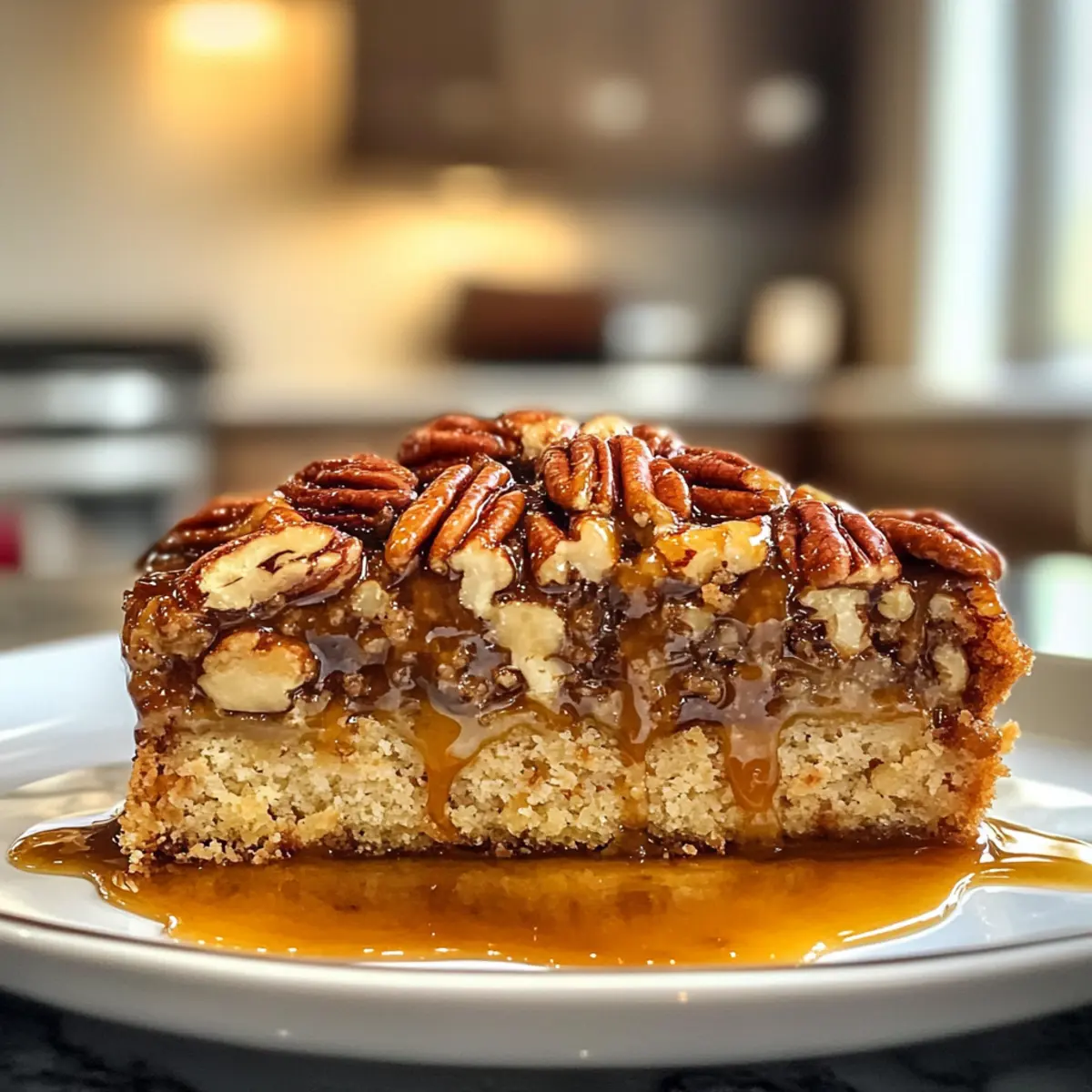 Irresistible Gooey Rich Butter Pecan Cake