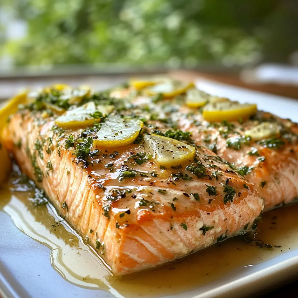 Savory Lemon Herb Baked Salmon Recipe