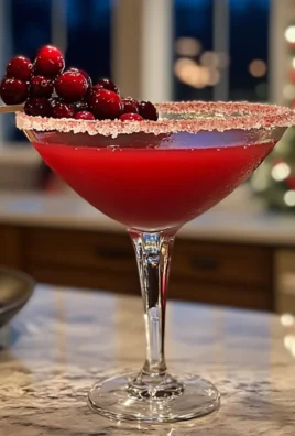Festive White Christmas Cranberry Margarita