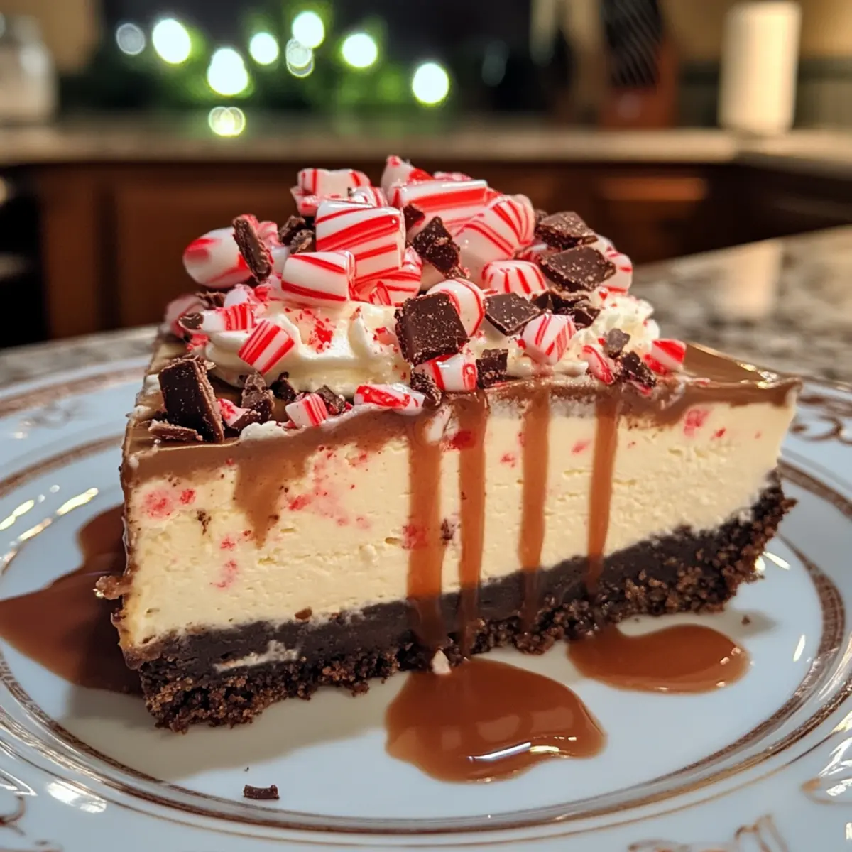 Decadent Peppermint Bark Cheesecake Recipe
