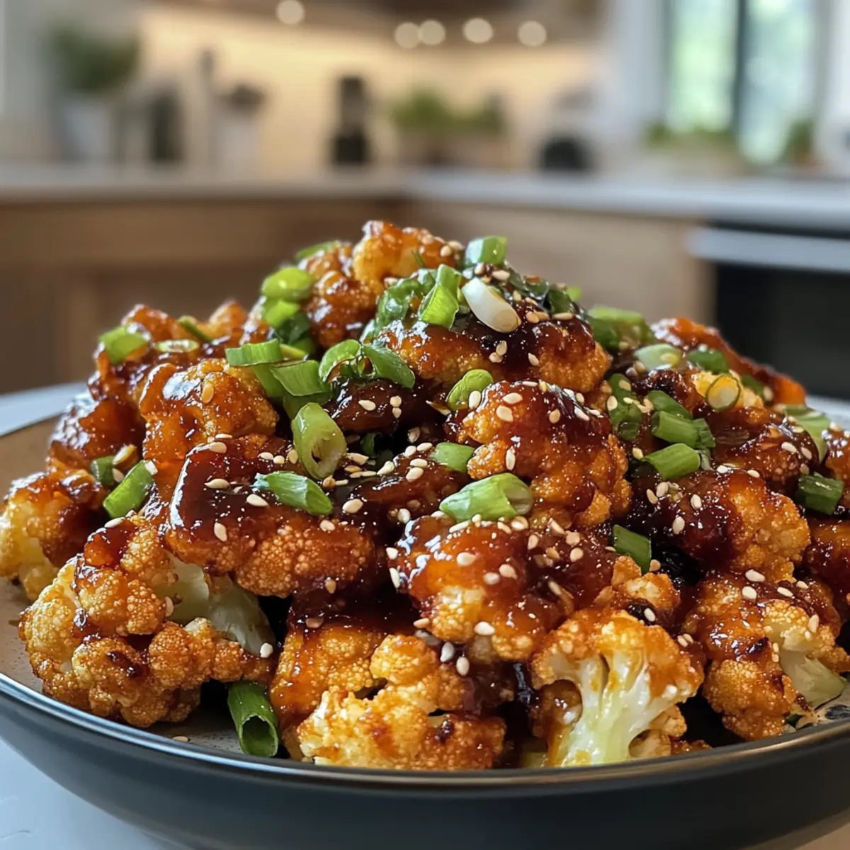 Crispy Korean Baked Cauliflower Recipe