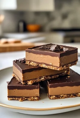 Decadent No-Bake Peanut Butter Chocolate Bars