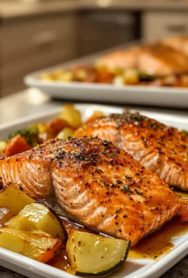 Savory Salmon and Veggie Sheet Pan Dinner