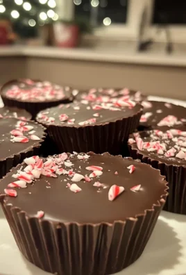 Irresistible Chocolate Peppermint Bark Cups