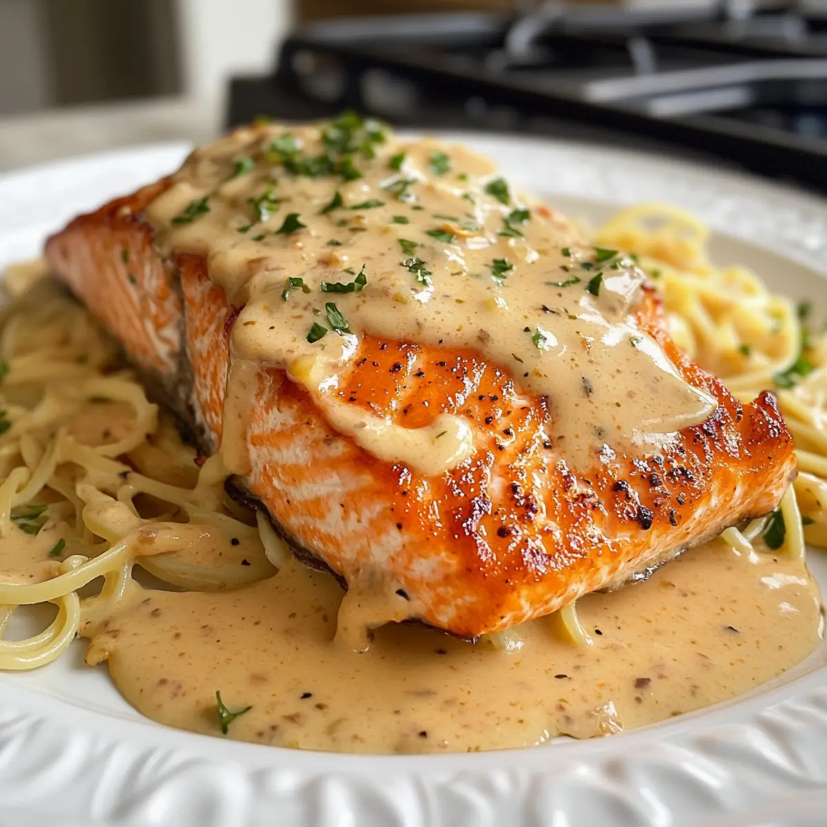 Irresistible Creamy Parmesan Tuscan Salmon Recipe
