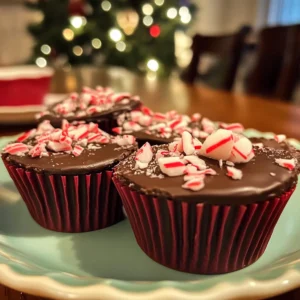 Irresistible Chocolate Peppermint Bark Cups