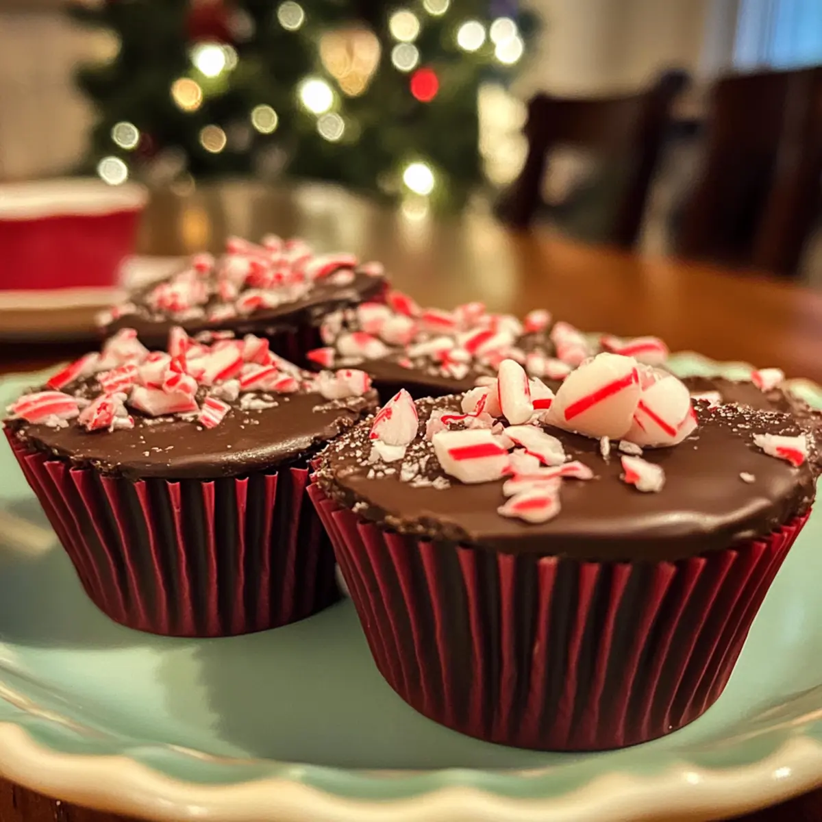 Irresistible Chocolate Peppermint Bark Cups