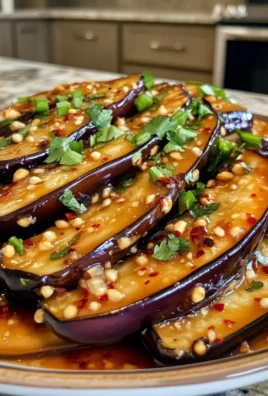 Savory Chinese Eggplant with Garlic Sauce