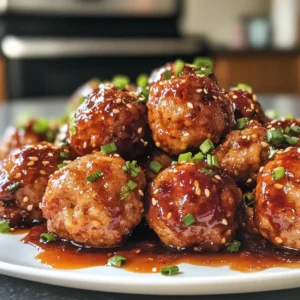 Savory Korean BBQ Meatballs