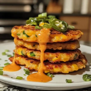Irresistible Cheesy Jalapeño Corn Fritters