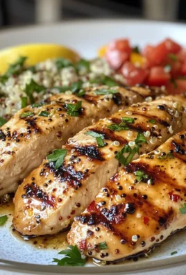 Zesty Grilled Lemon Herb Chicken with Quinoa Salad