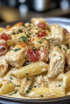 Creamy Crock Pot Tuscan Chicken Pasta