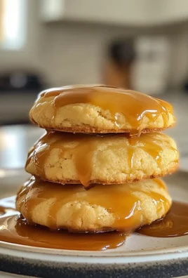 Irresistible Rich Salted Caramel Cheesecake Cookies