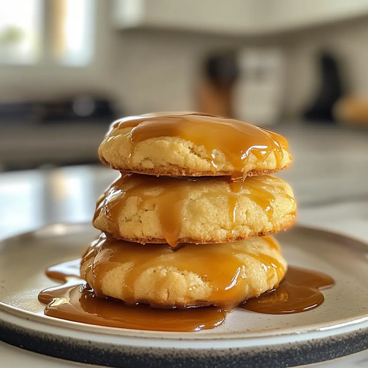 Irresistible Rich Salted Caramel Cheesecake Cookies