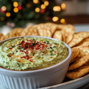 Festive Grinch Dip