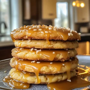 Decadent Caramel Cheesecake Cookies