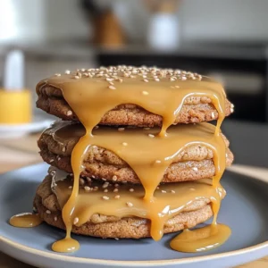 Irresistible Rich Salted Caramel Cheesecake Cookies