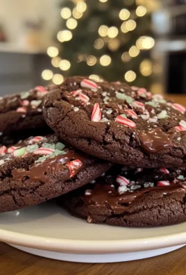 Irresistible Double Chocolate Peppermint Cookies
