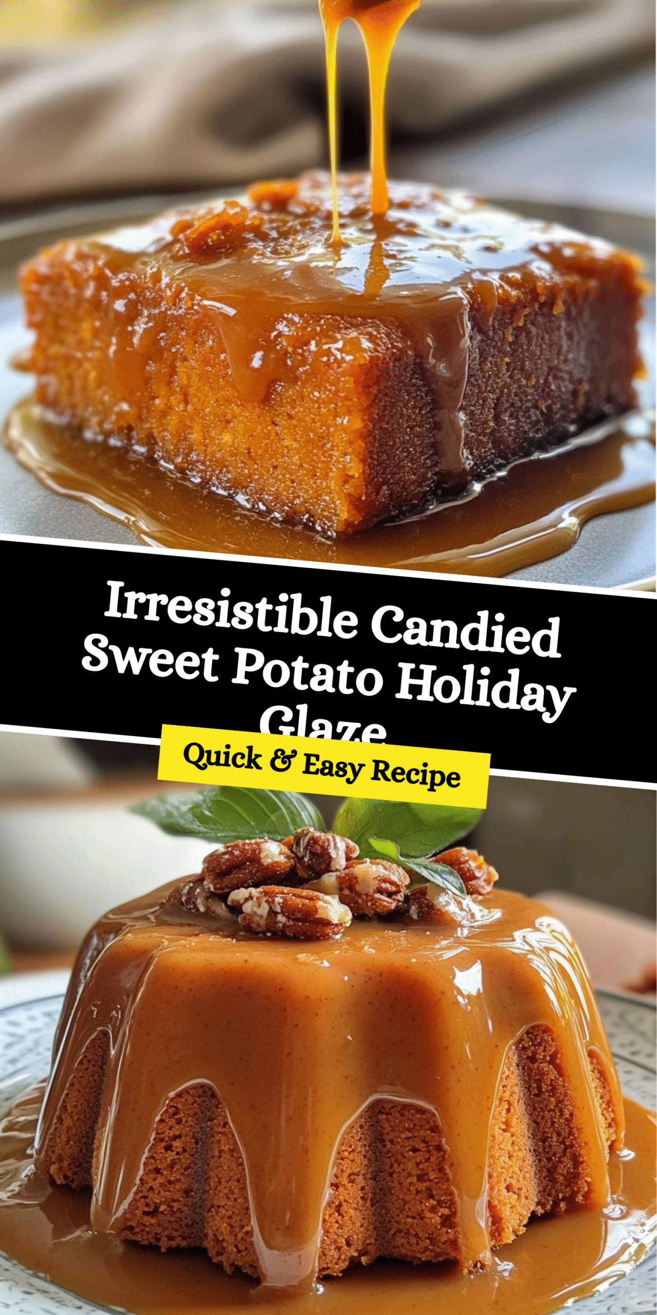 Irresistible Candied Sweet Potato Holiday Glaze