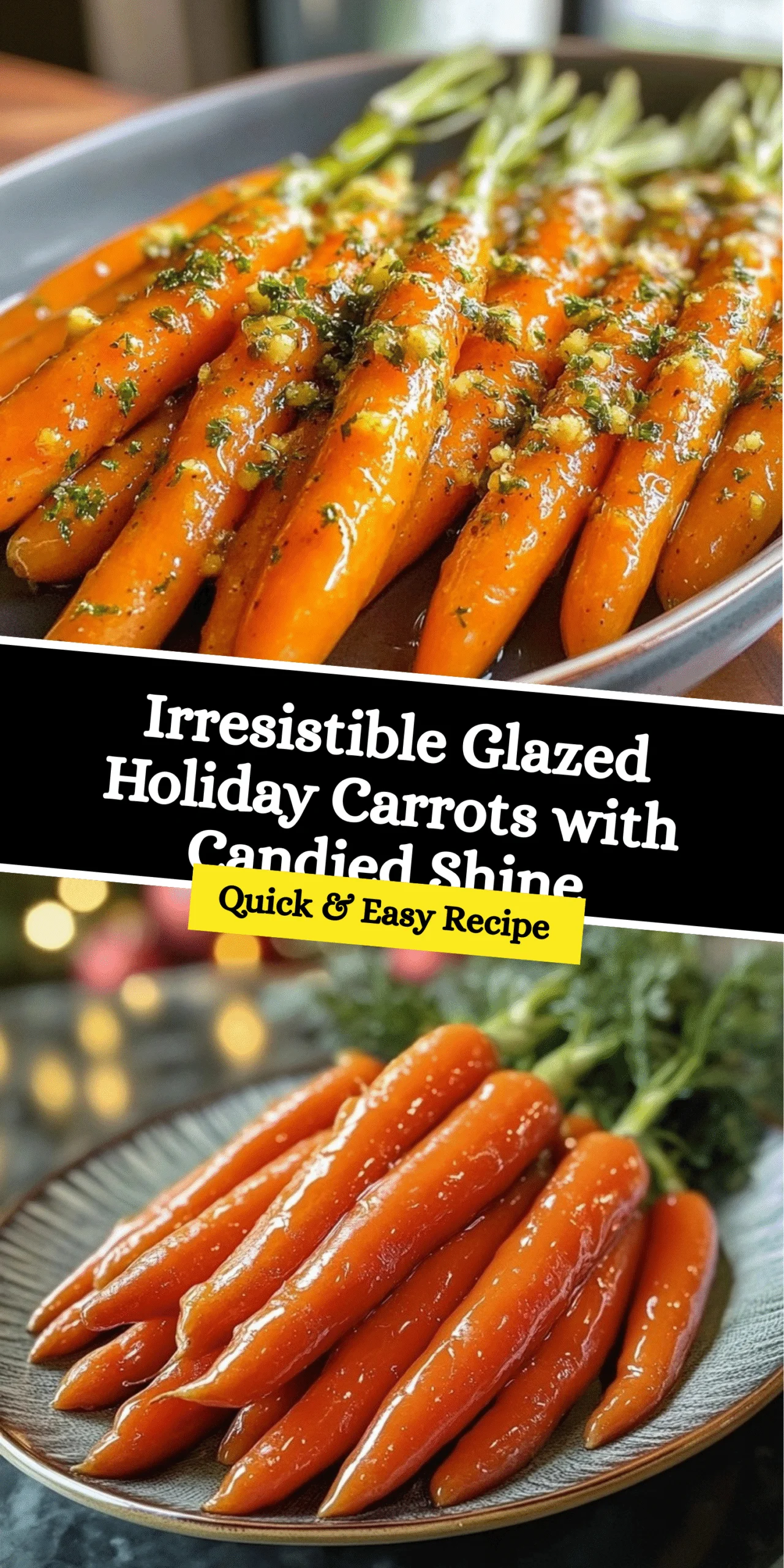 Irresistible Glazed Holiday Carrots with Candied Shine