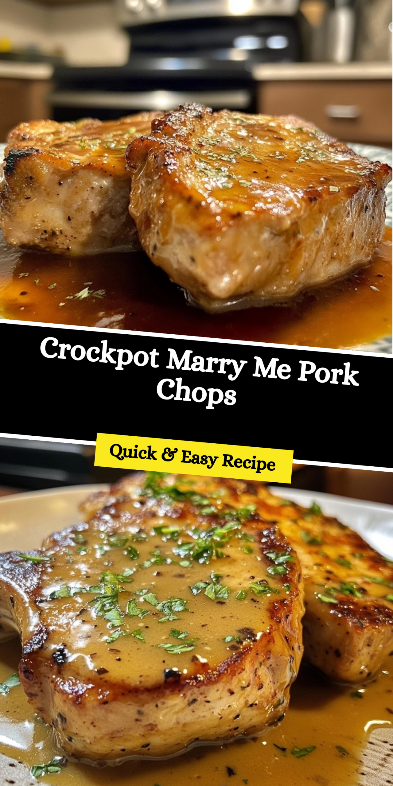 Crockpot Marry Me Pork Chops