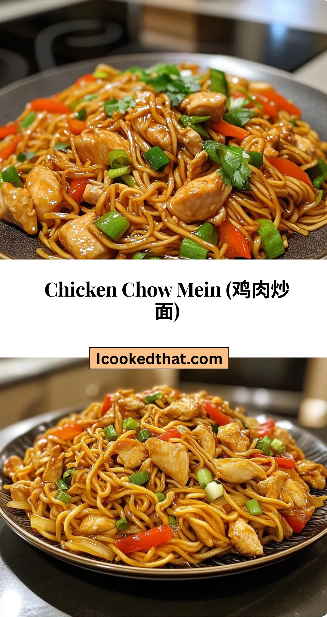 Chicken Chow Mein (鸡肉炒面)