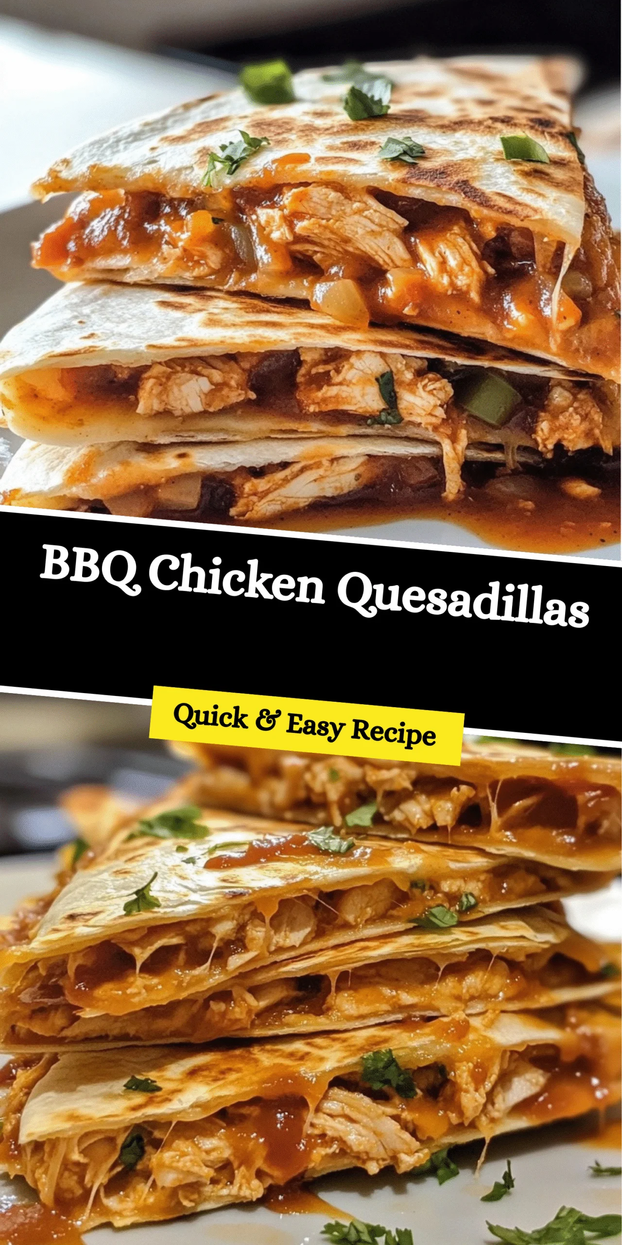 BBQ Chicken Quesadillas