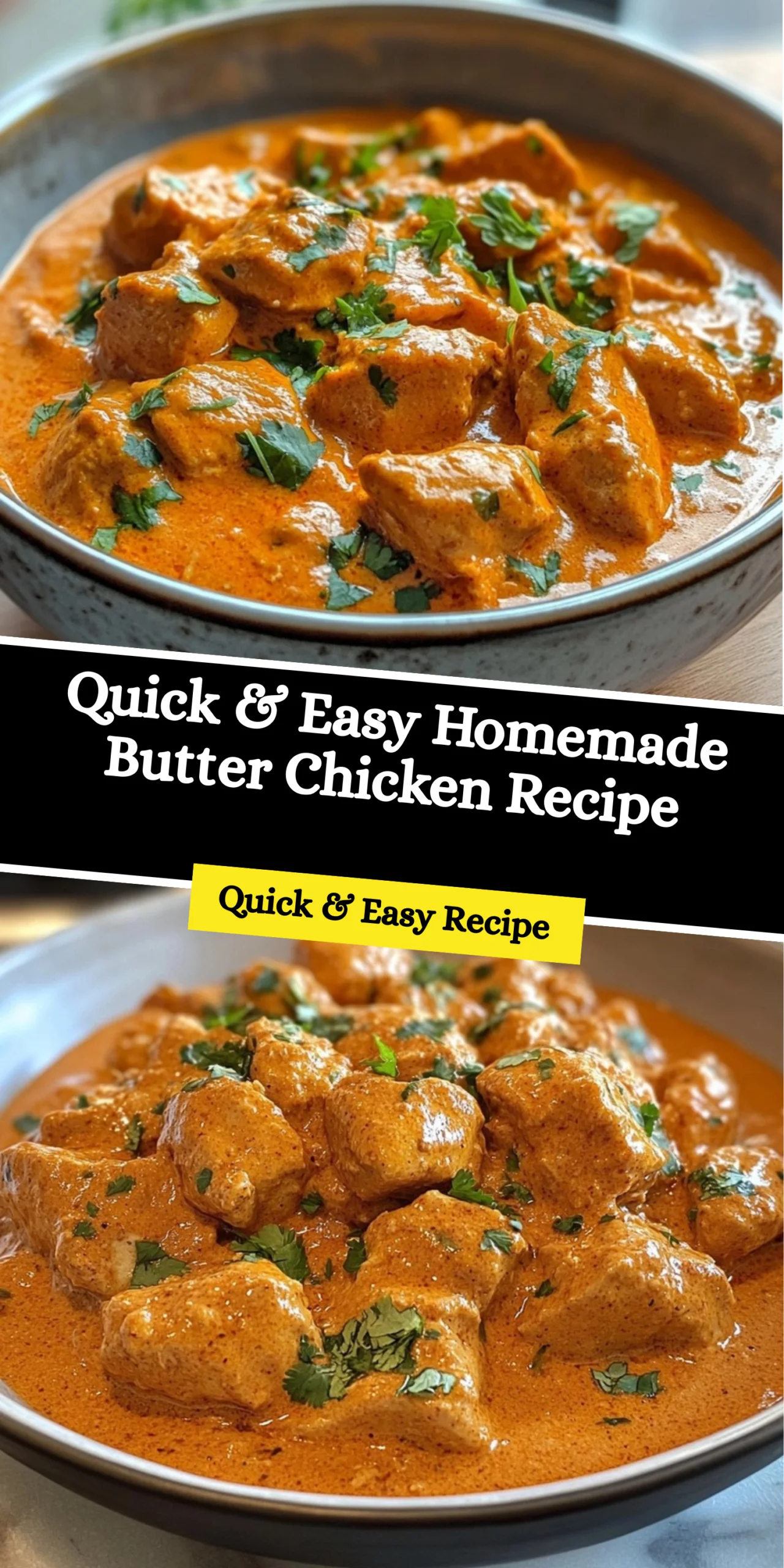 Quick & Easy Homemade Butter Chicken Recipe