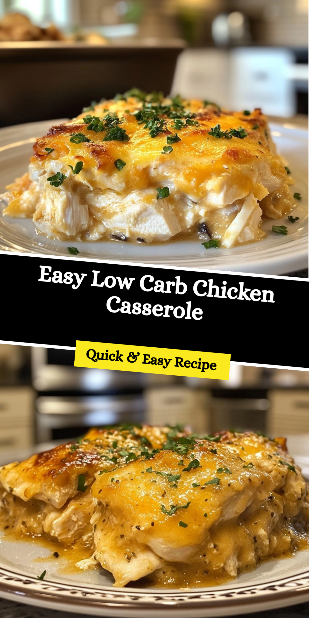 Easy Low Carb Chicken Casserole