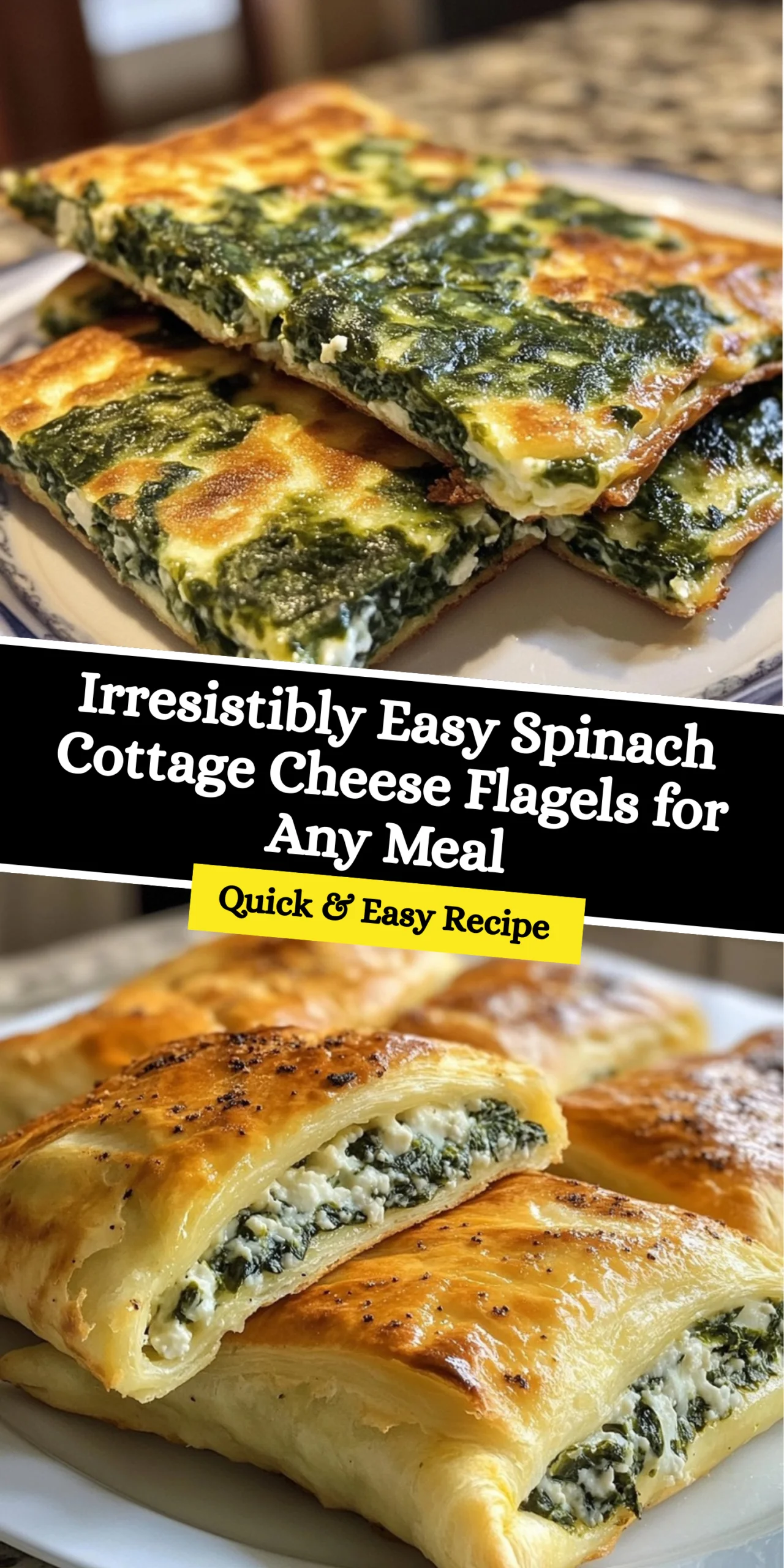Irresistibly Easy Spinach Cottage Cheese Flagels for Any Meal