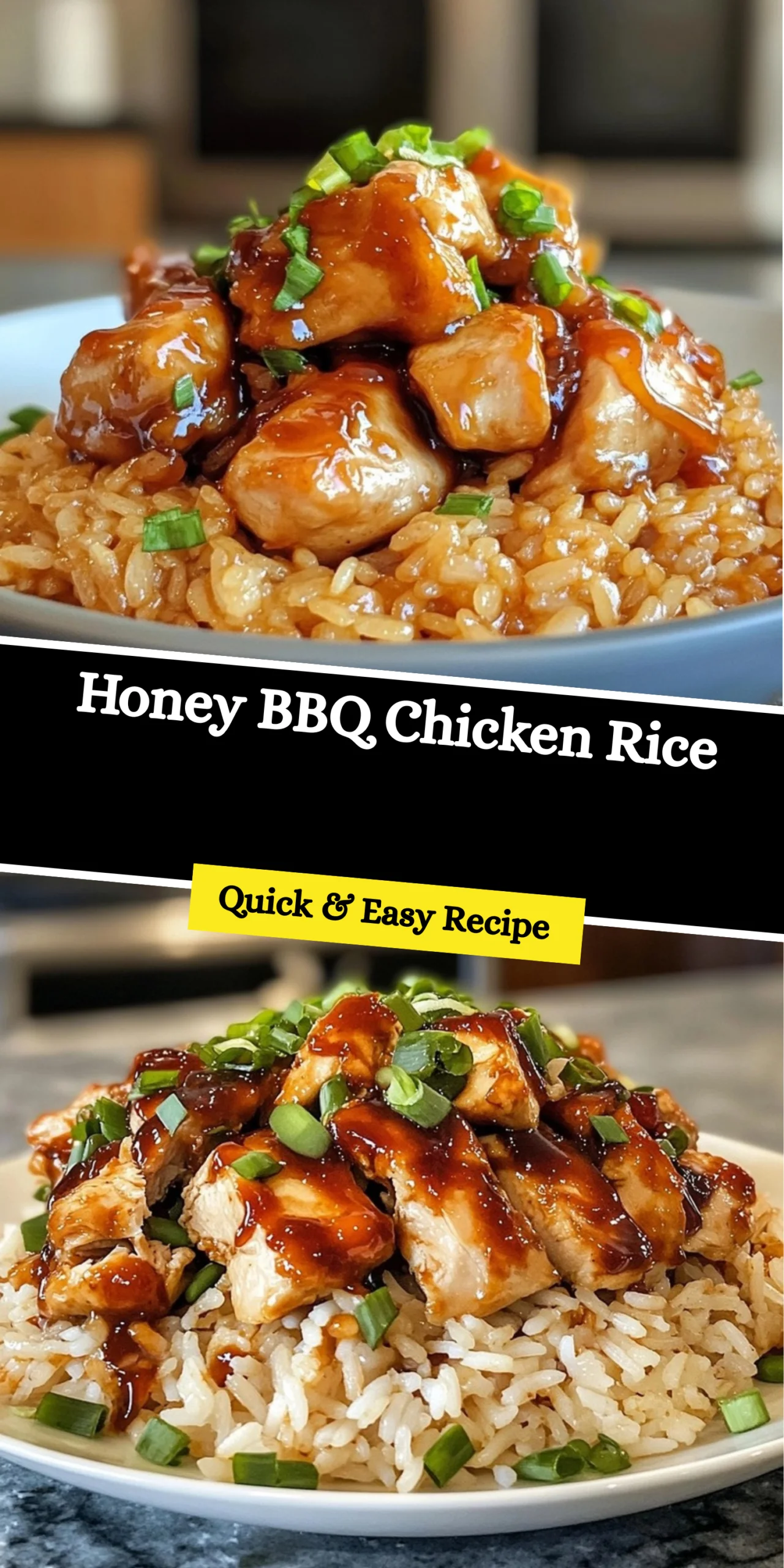 Honey BBQ Chicken Rice
