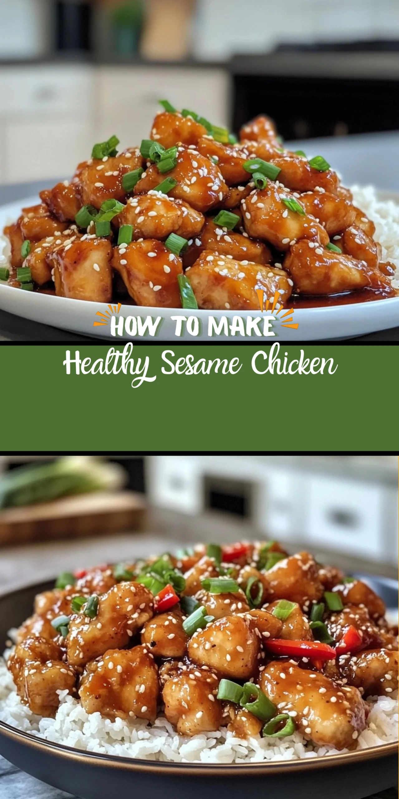 Healthy Sesame Chicken