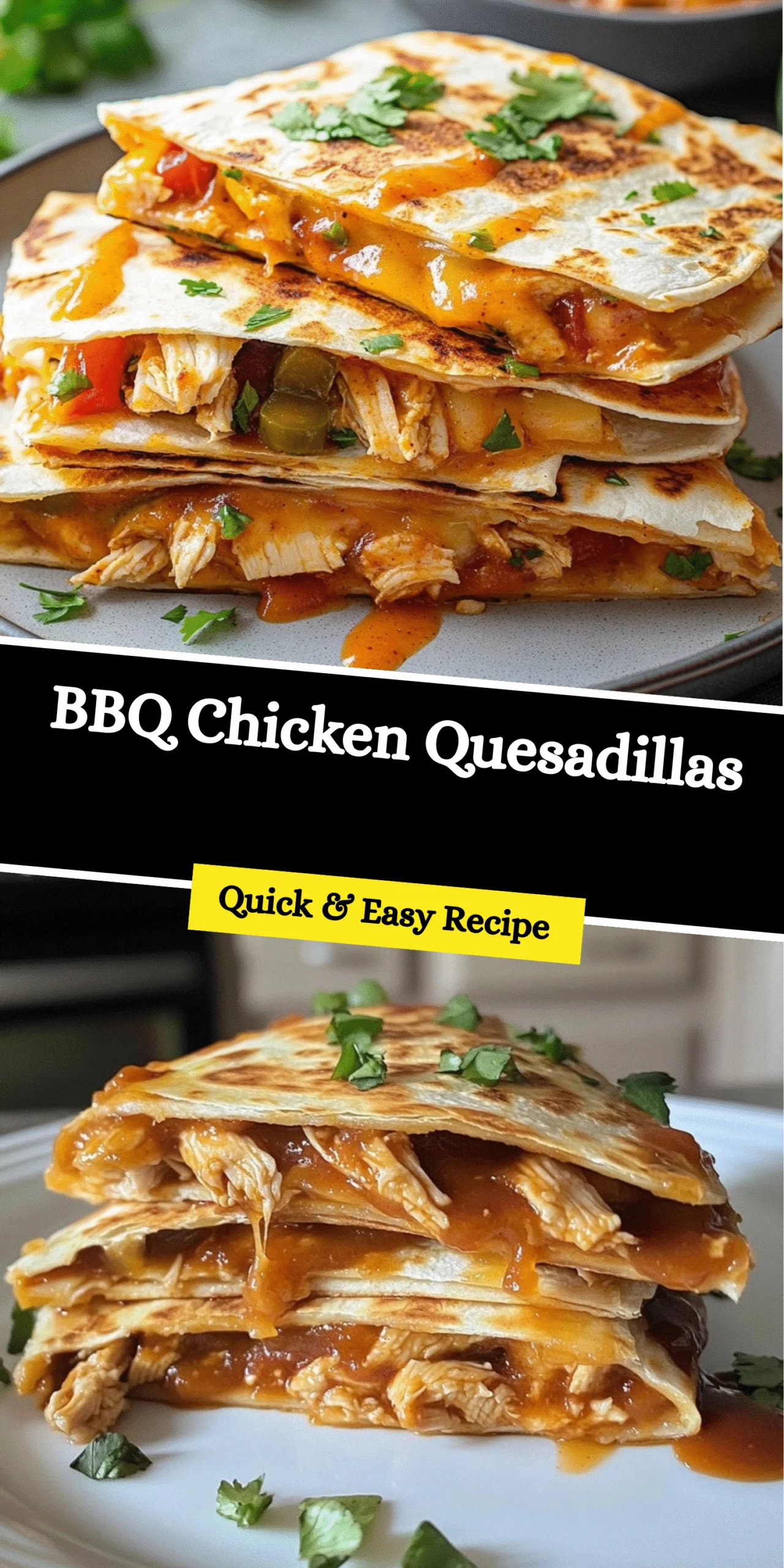 BBQ Chicken Quesadillas