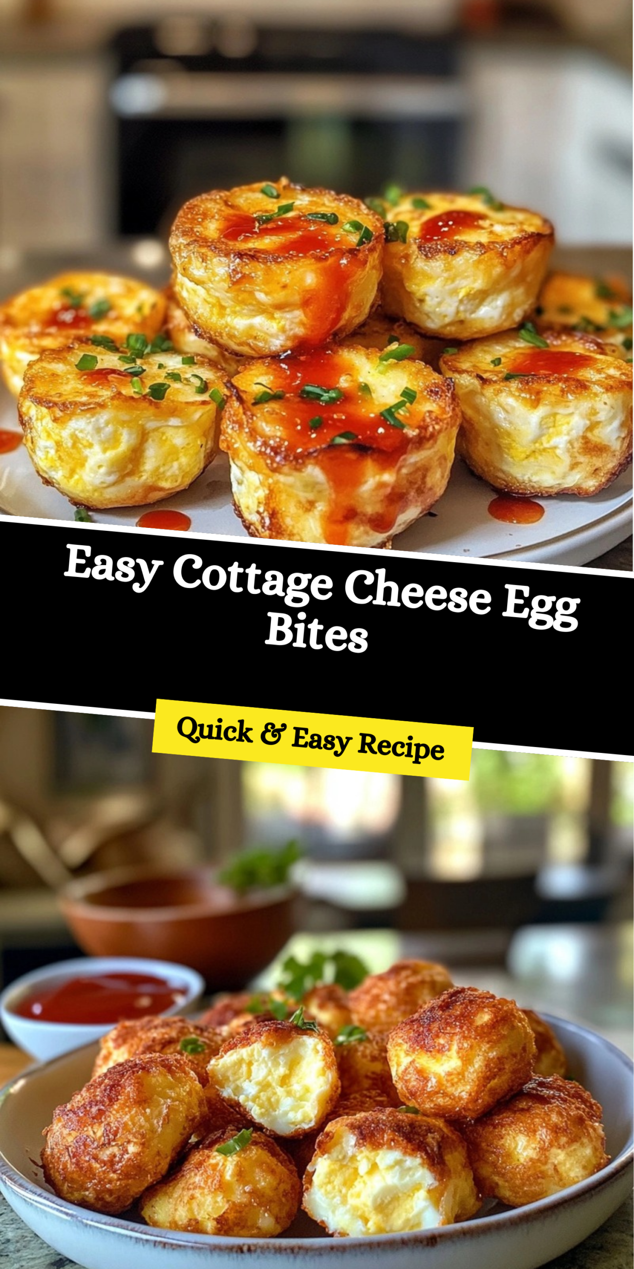 Easy Cottage Cheese Egg Bites