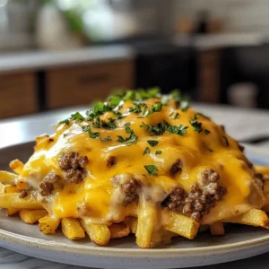 Cheeseburger French Fry Casserole