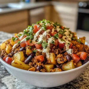 Loaded Potato Taco Bowl