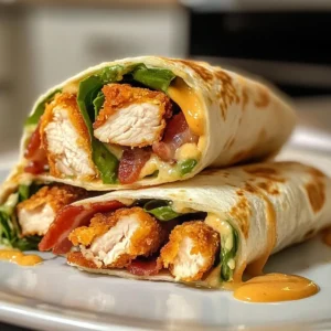 Crispy Chicken Bacon Ranch Wrap