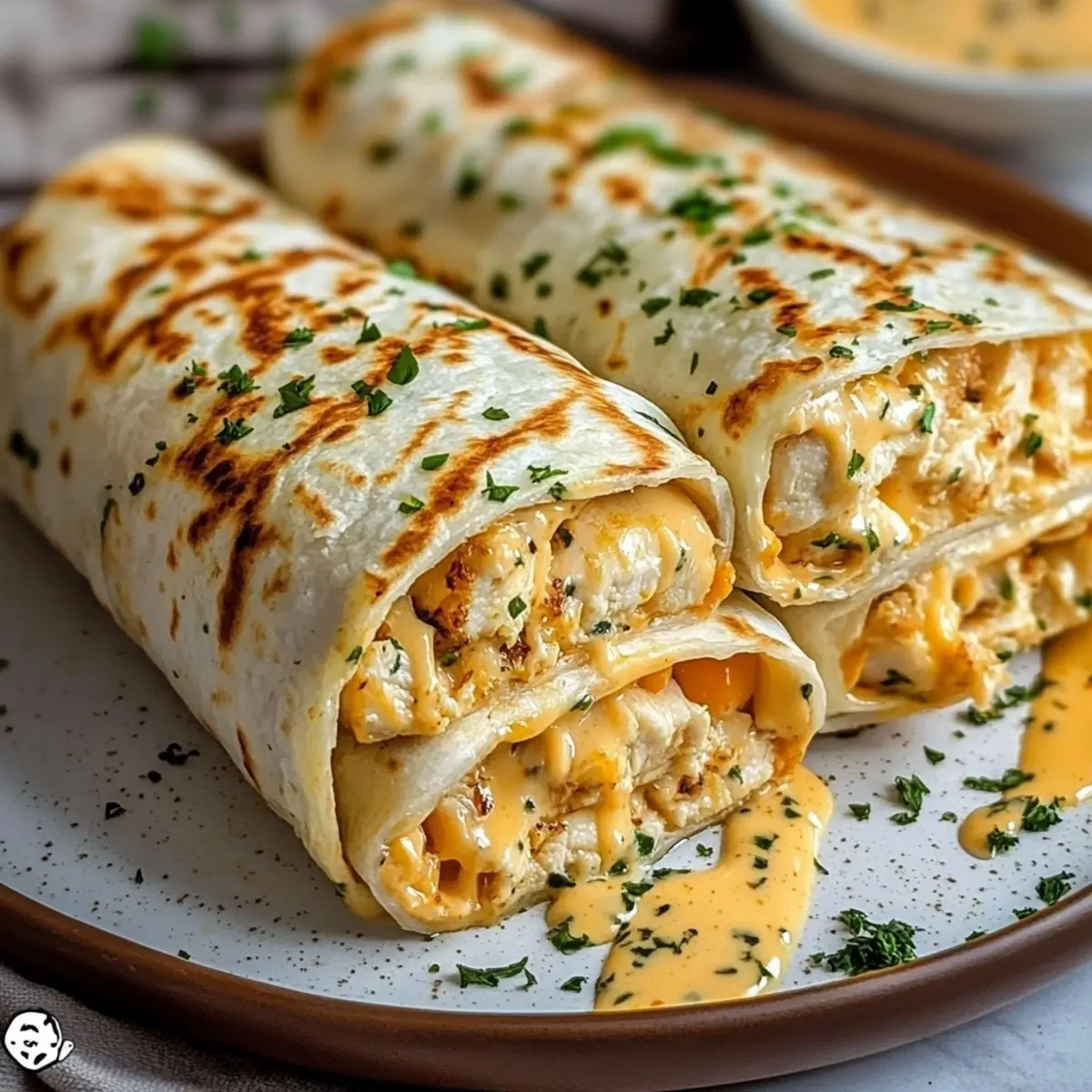 Low Carb Cheesy Garlic Chicken Wraps Recipes