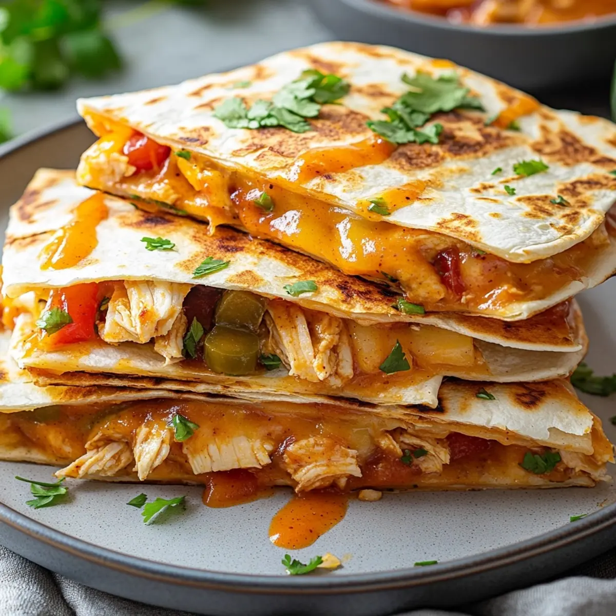 BBQ Chicken Quesadillas