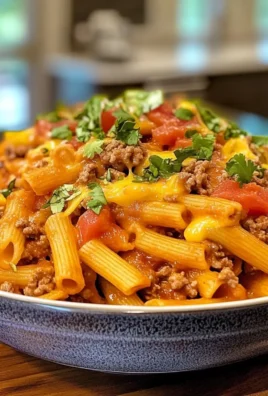 One Pot Cheesy Taco Pasta