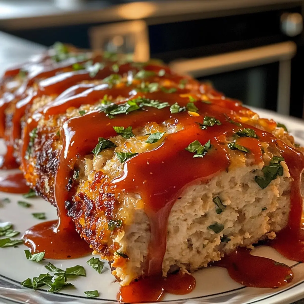 Juicy Garlic Parmesan Chicken Meatloaf: Comfort Food Delight