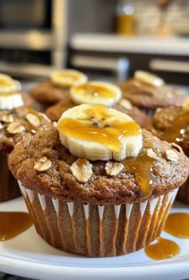 Healthy Banana Oatmeal Muffins