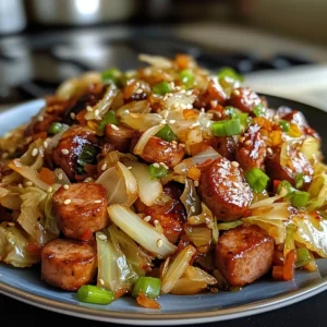 Sausage and Cabbage Stir Fry