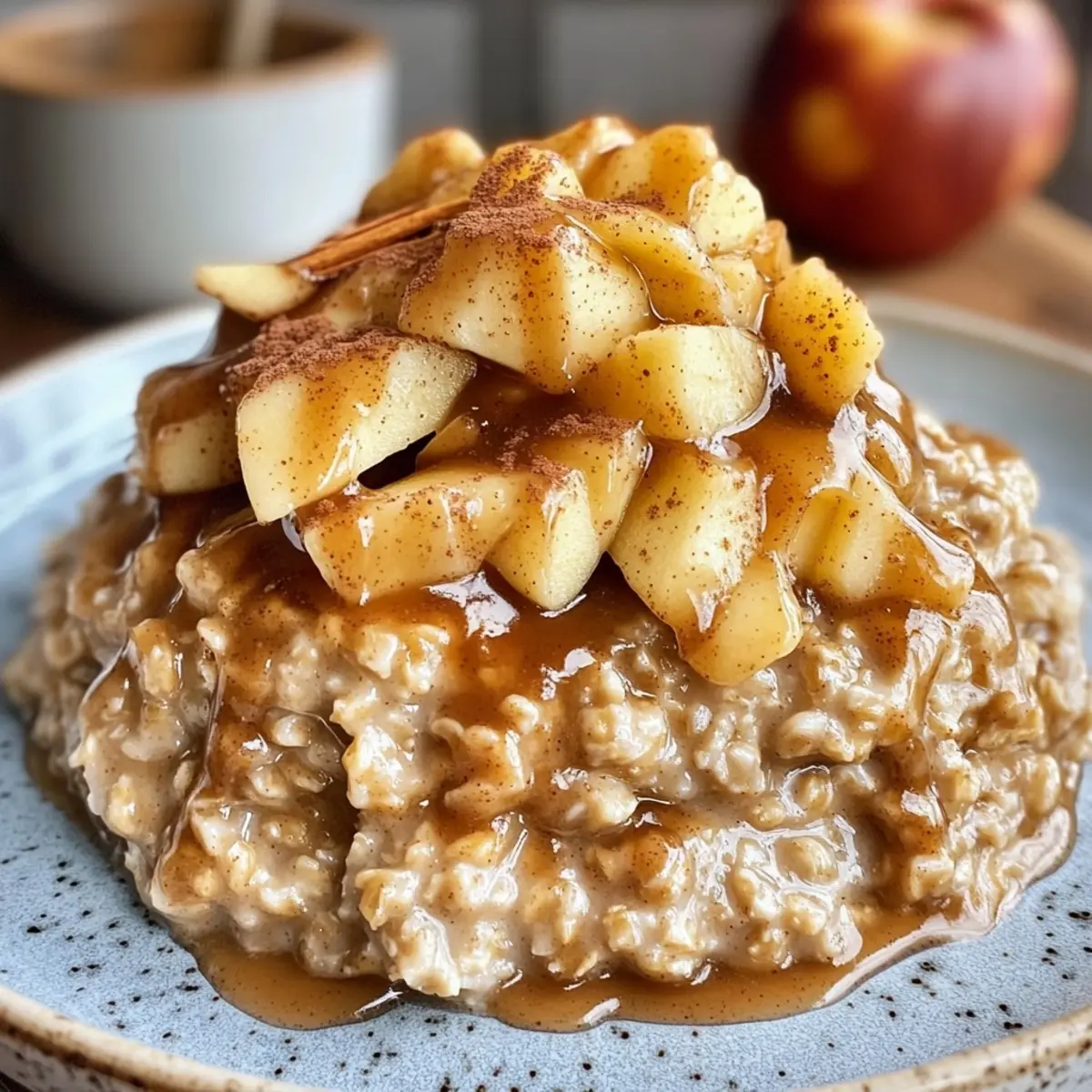 Instant Pot Apple Cinnamon Oatmeal