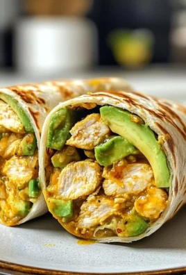 Quick & Easy Chicken Avocado Wrap