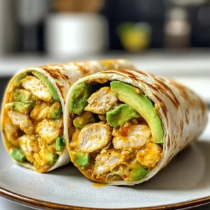 Quick & Easy Chicken Avocado Wrap