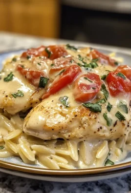 Creamy Tuscan Chicken Orzo