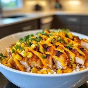 Tasty Street Corn Chicken Bowl