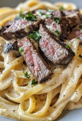 30-Minute Creamy Garlic Butter Steak Pasta
